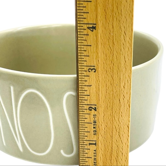 Rae Dunn Artisan Collection Ceramic NOSH LL Dog Cat Pet Food Dish Bowl - Picture 4 of 7